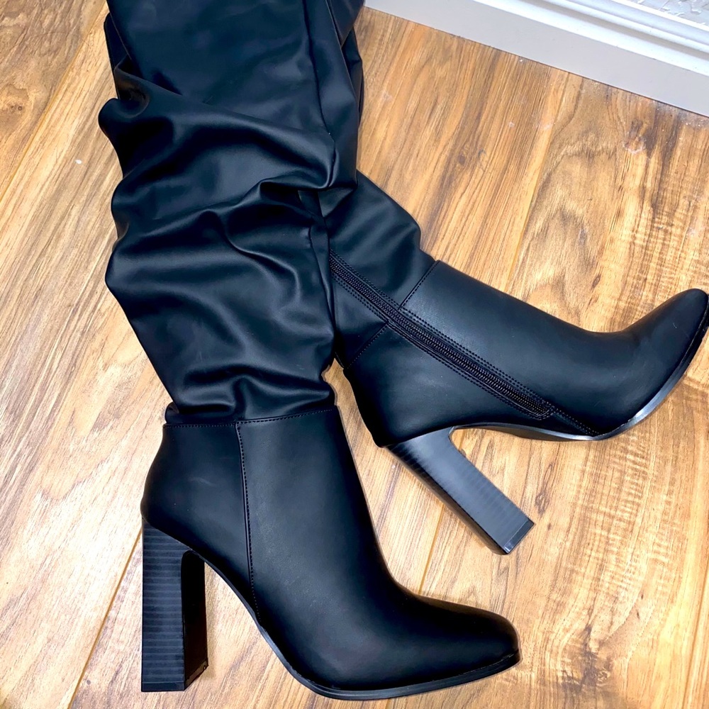Black Heeled Boots